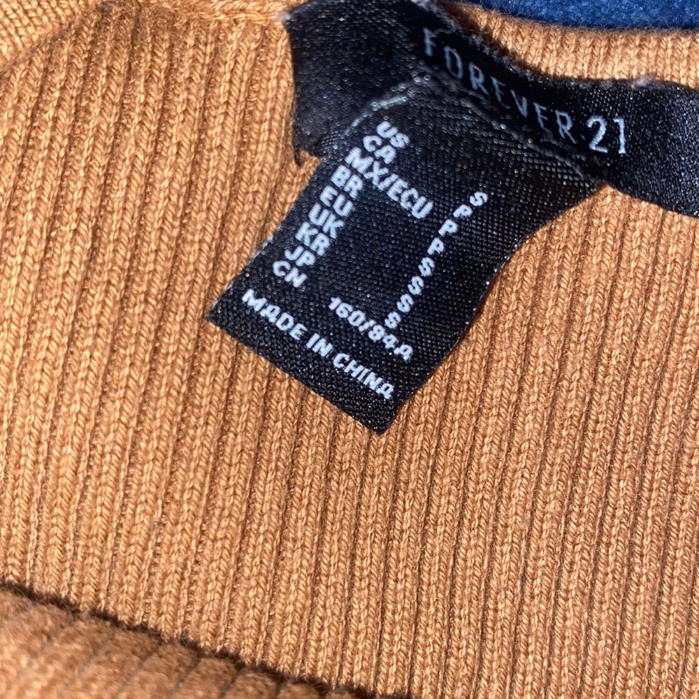 fovever 21 top light brown